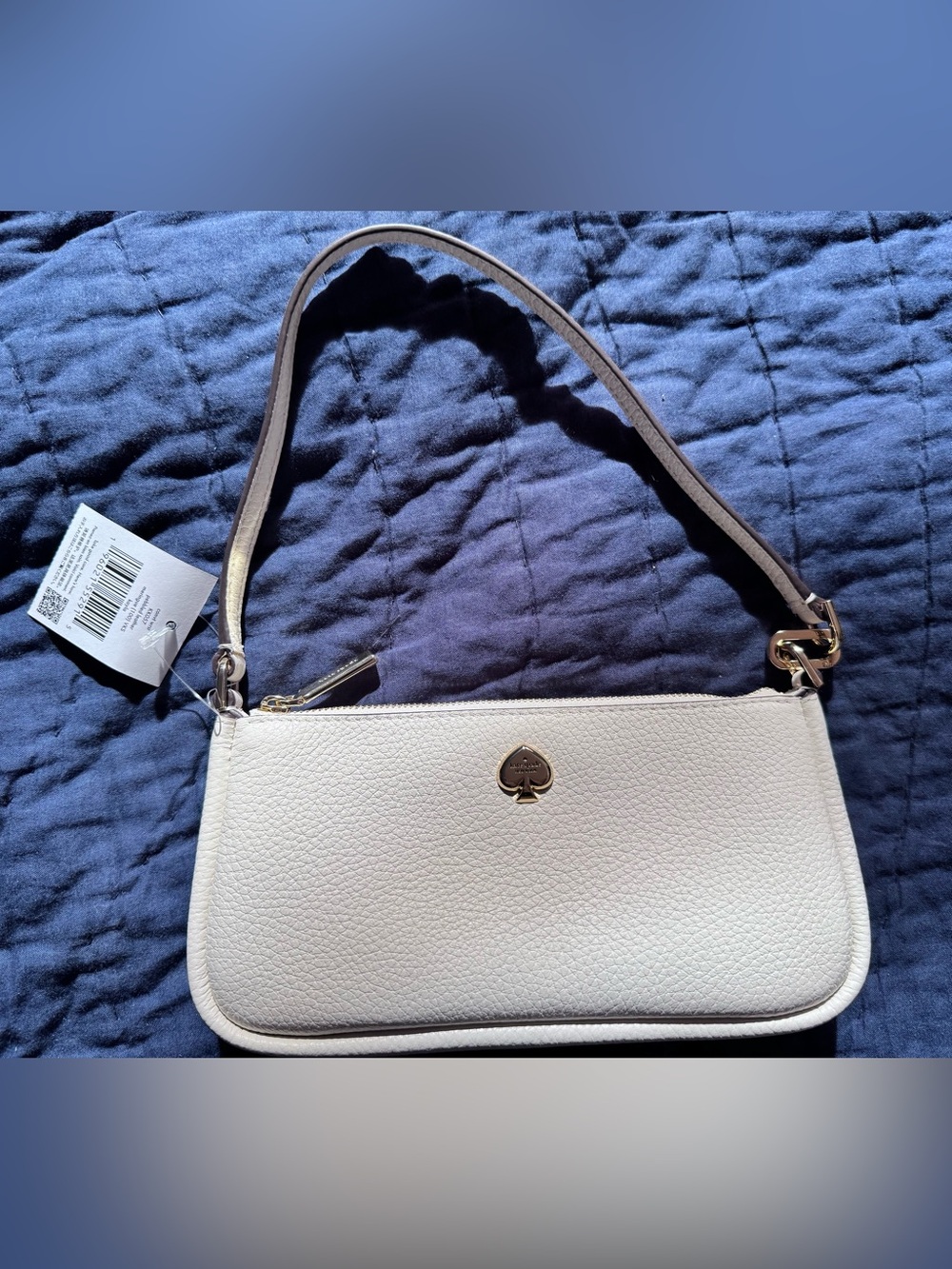Kate Spade Kayla Convertible Wristlet/Shoulder Bag, Meringue Pebbled - NWT!